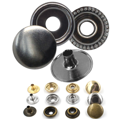 Ring-Spring Snap Buttons