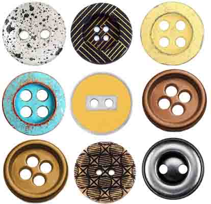 Sewing Holed Buttons