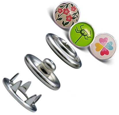 Printed Prong Snap Buttons
